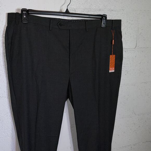 Tallia Men's Classic Fit Suit Separate Pant - Dark Grey 44x32 $135 - Picture 8 of 11